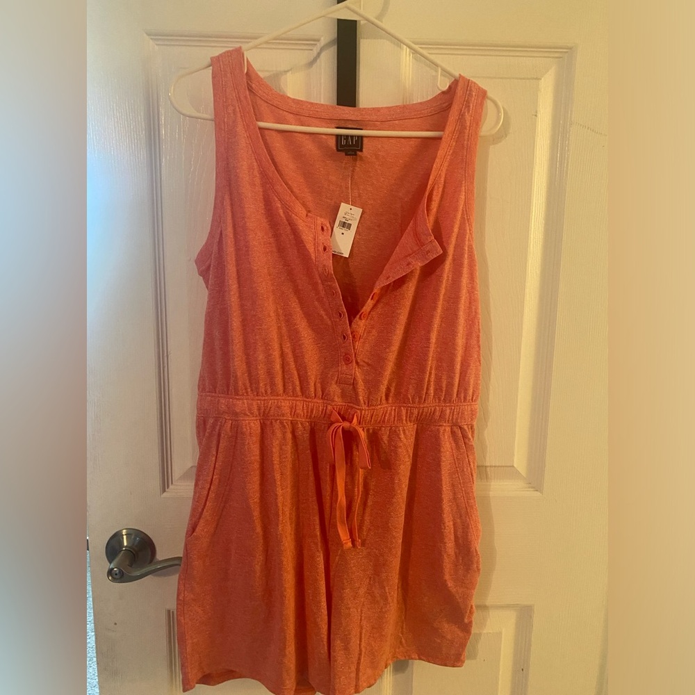 GAP romper size Medium, Pink. NWT